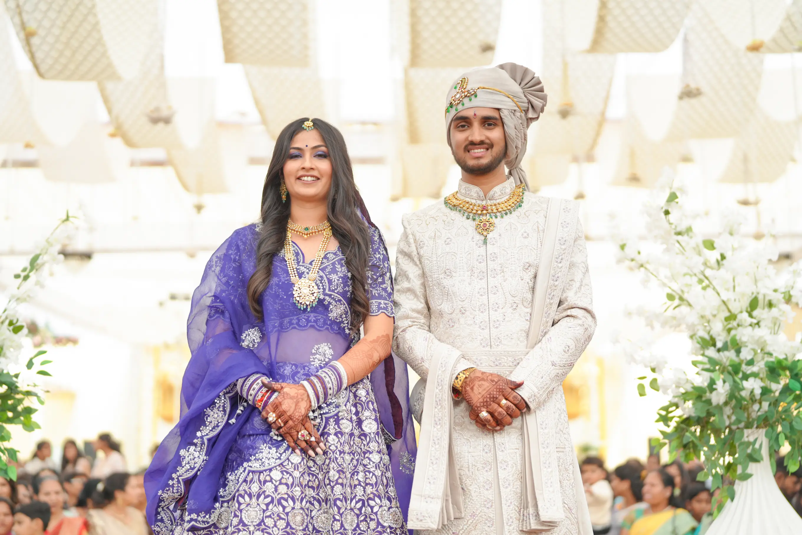 Harshit and Nilanshi wedding portrait in Rajasthan