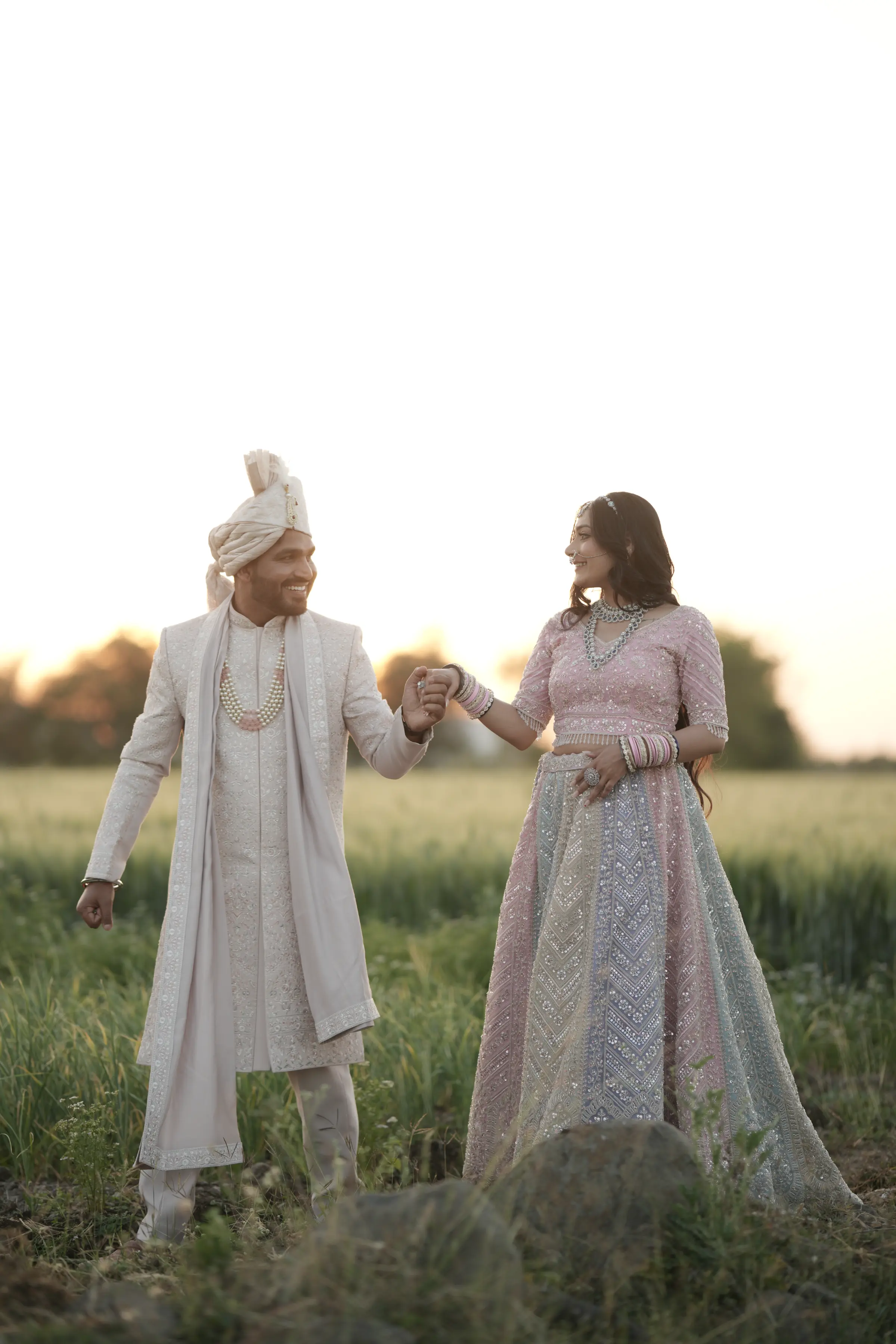 Satish and Ankita candid couple portrait