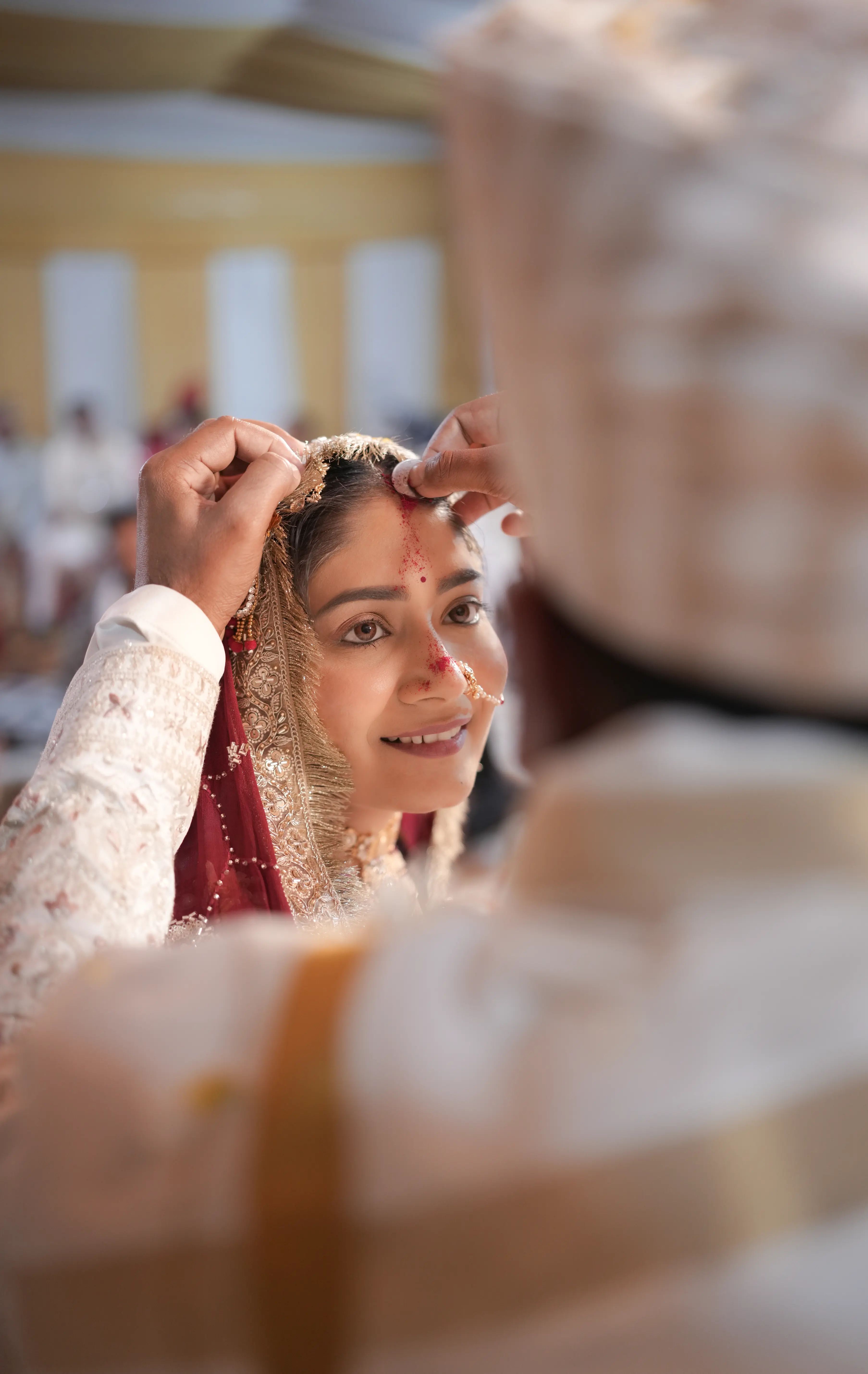 Satish and Ankita candid couple portrait