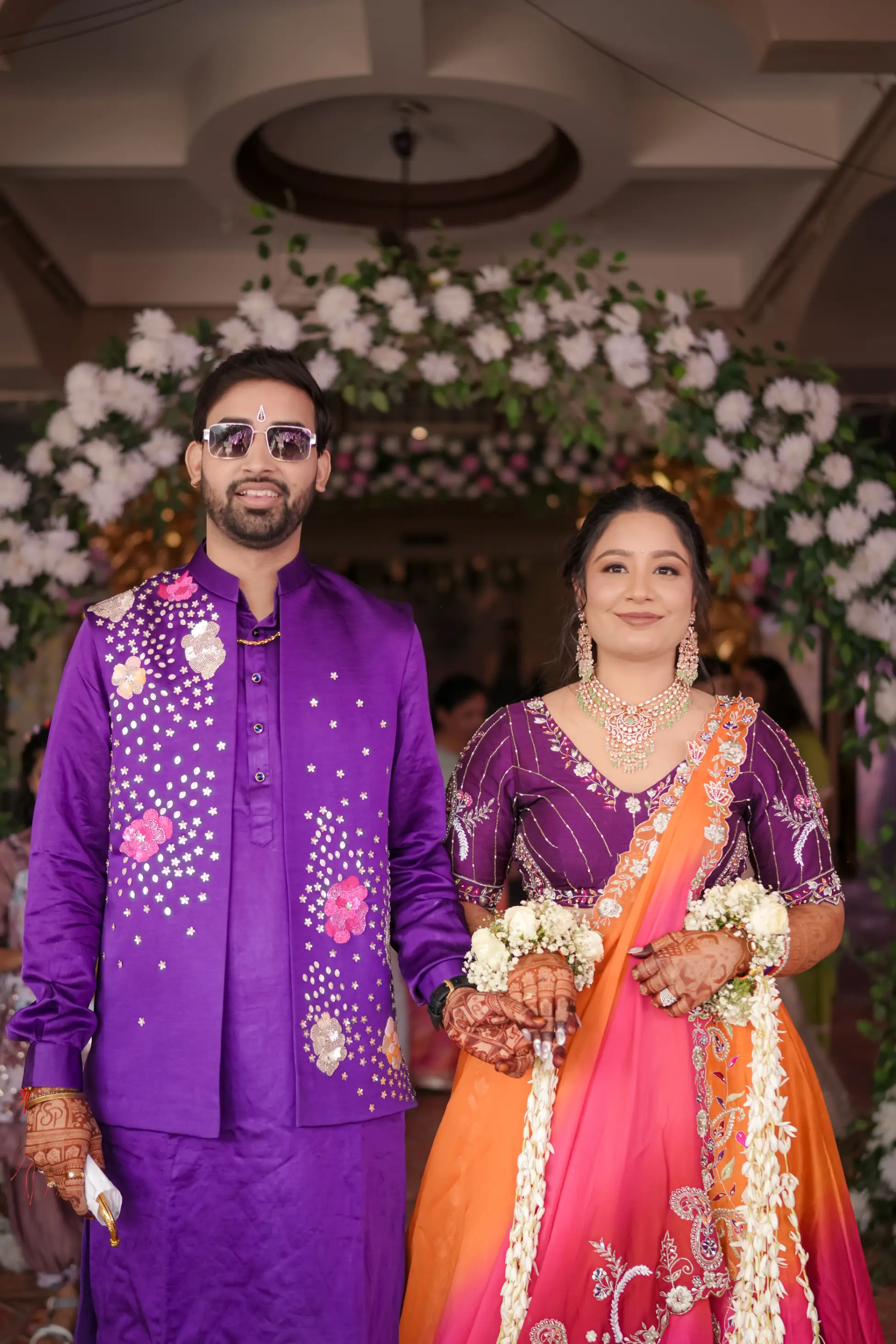 Sharad and Prachi traditional wedding celebration